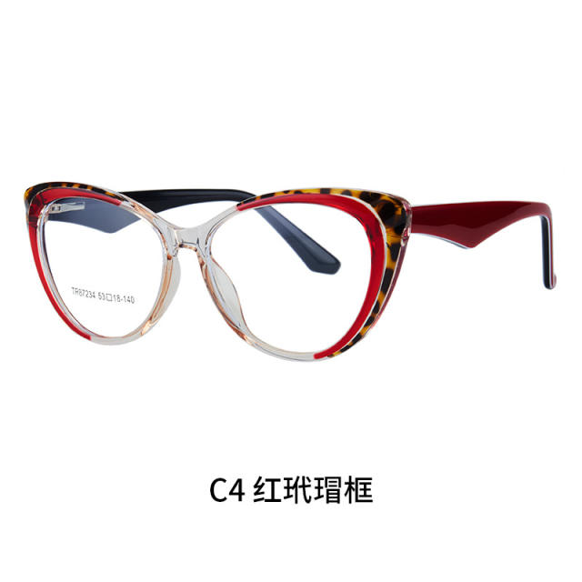 TR90 small cat eye frame women reading glasses anti blue light