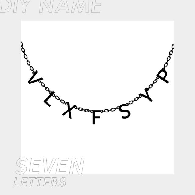 14KG dainty custom name letter stainless steel necklace