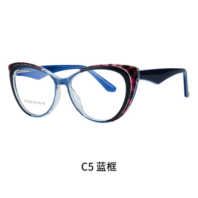 TR90 small cat eye frame women reading glasses anti blue light