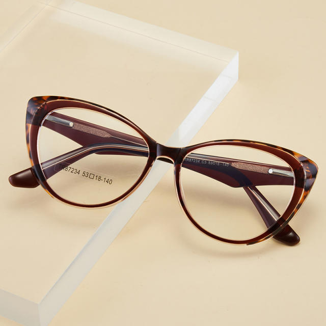 TR90 small cat eye frame women reading glasses anti blue light