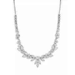 Delicate diamond gold plated copper necklace