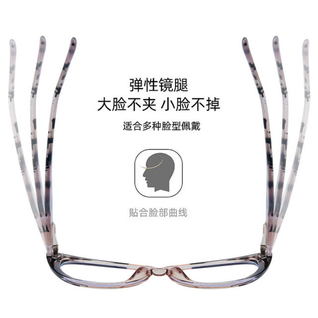 TR90 small cat eye frame women reading glasses anti blue light
