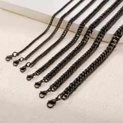 Elegant cuban link chain stainless steel bracelet for men