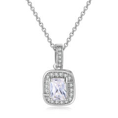 Delicate colorful cubic zircon tennis chain bracelet gold plated copper diamond necklace set