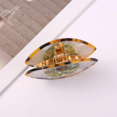 7.8cm hot sale evil eye shape Acetate hair claw clips