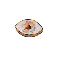 7.8cm hot sale evil eye shape Acetate hair claw clips