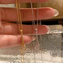 Italy palace trend diamond Perfume Bottle pendant copper pendant