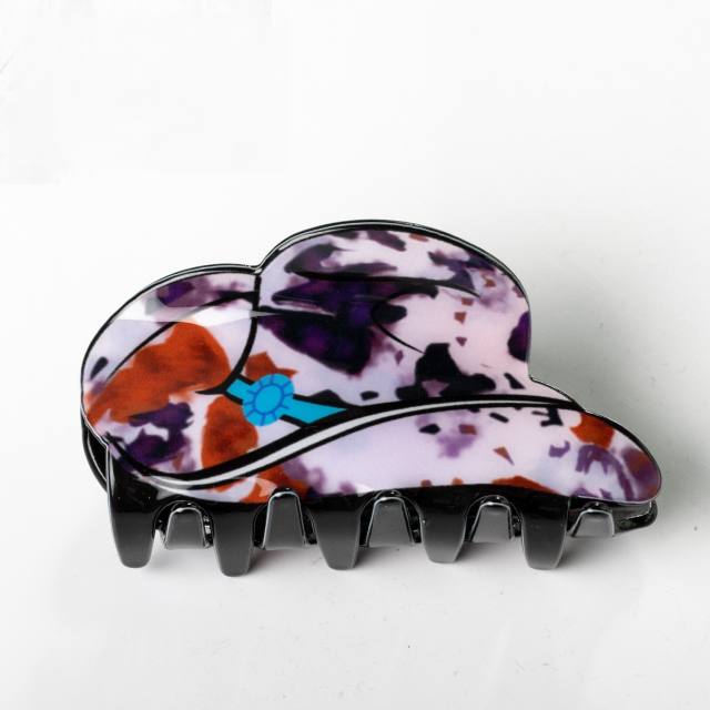 8CM cowboy hat personality hair claw clips
