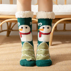 Winter warm christmas series floor socks