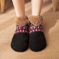 Winter design warm floor socks for men women