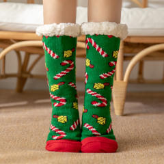 Winter warm christmas series floor socks