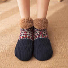 Winter design warm floor socks for men women
