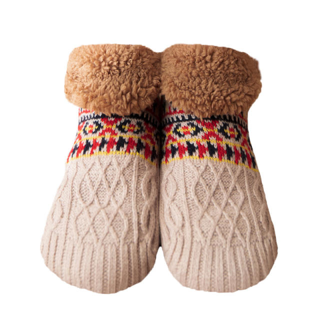 Winter design warm floor socks for men women