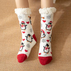 Winter warm christmas series floor socks