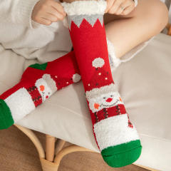 Winter warm christmas series floor socks