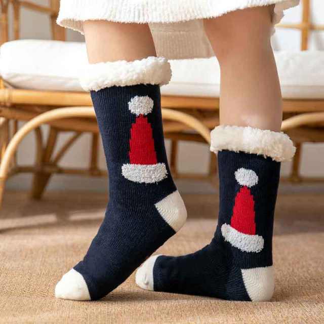 Winter warm christmas series floor socks