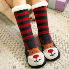 Winter warm christmas series floor socks