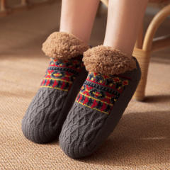 Winter design warm floor socks for men women