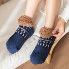 Winter design warm floor socks for men women