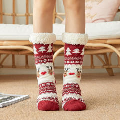 Winter warm christmas series floor socks