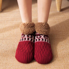 Winter design warm floor socks for men women