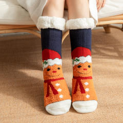 Winter warm christmas series floor socks