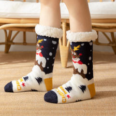 Winter warm christmas series floor socks