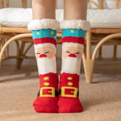 Winter warm christmas series floor socks