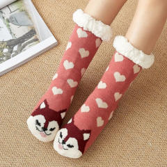 Winter warm christmas series floor socks