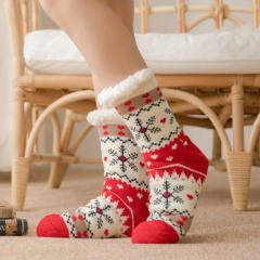Winter warm christmas series floor socks