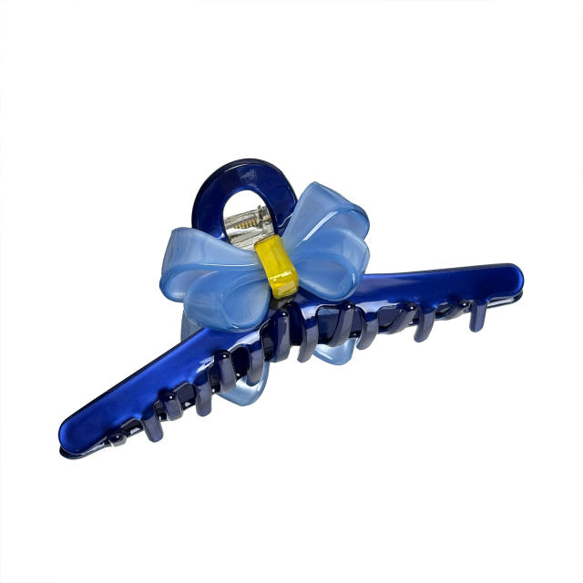 12.8cm large size sweet bow Acetate hair claw clips