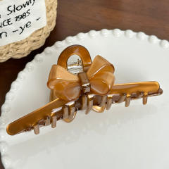 12.8cm large size sweet bow Acetate hair claw clips