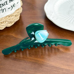 12.8CM Large size sweet tulip flower hair claw clips