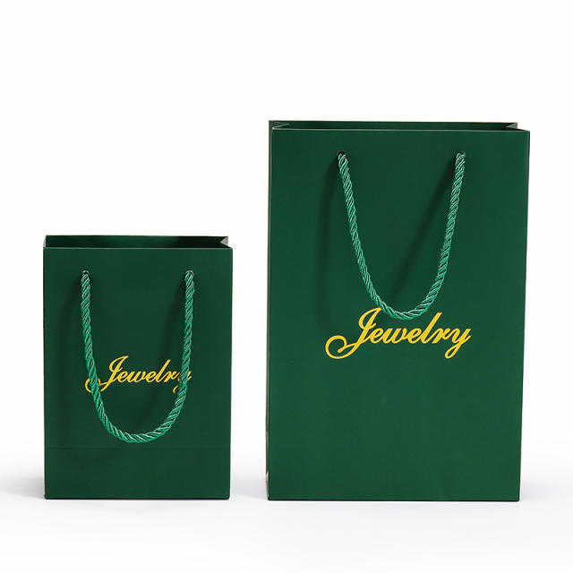 Jewelry letter print small size gift bag paper bag