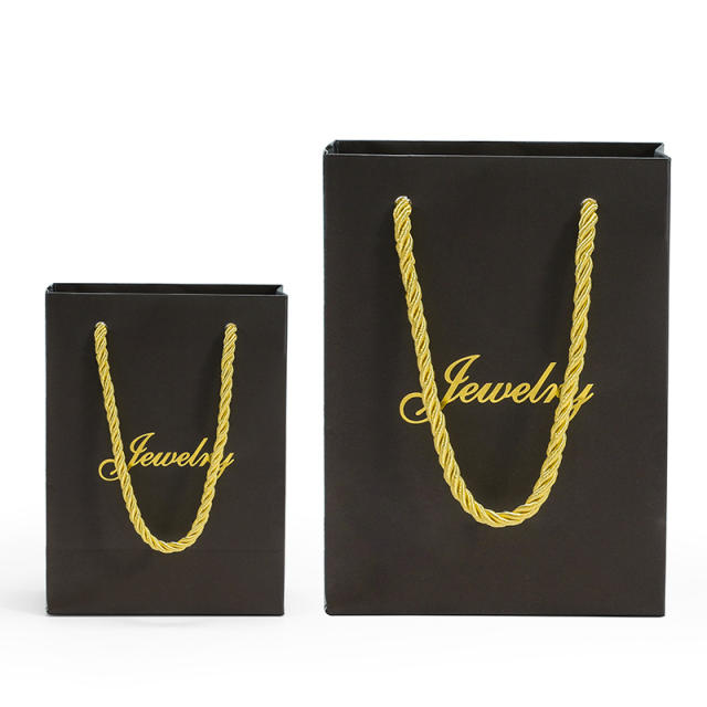Jewelry letter print small size gift bag paper bag