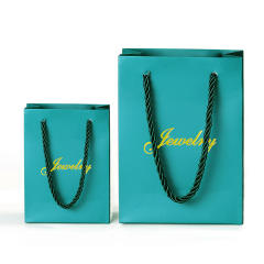 Jewelry letter print small size gift bag paper bag
