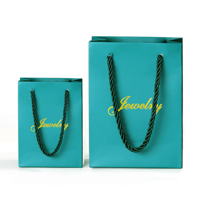 Jewelry letter print small size gift bag paper bag