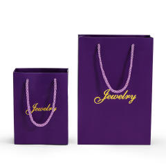 Jewelry letter print small size gift bag paper bag