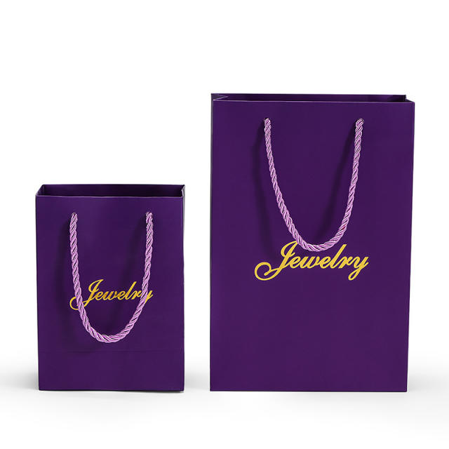 Jewelry letter print small size gift bag paper bag