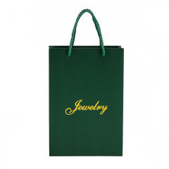 Jewelry letter print small size gift bag paper bag