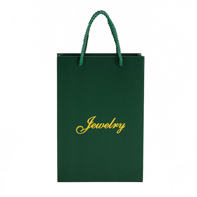 Jewelry letter print small size gift bag paper bag