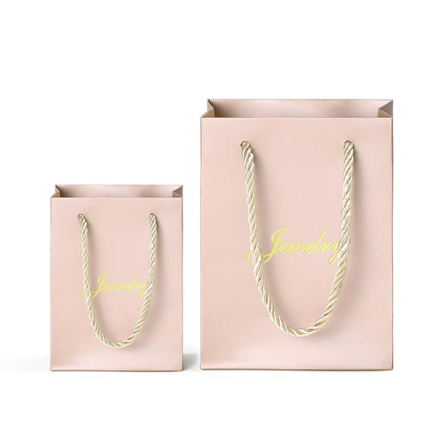 Jewelry letter print small size gift bag paper bag