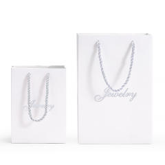 Jewelry letter print small size gift bag paper bag