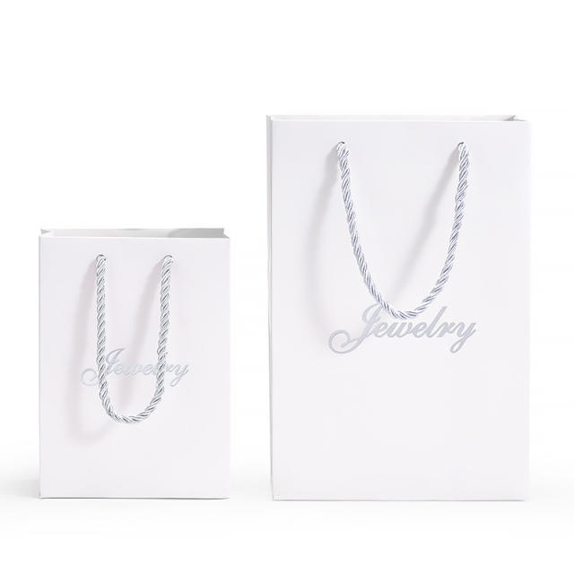 Jewelry letter print small size gift bag paper bag