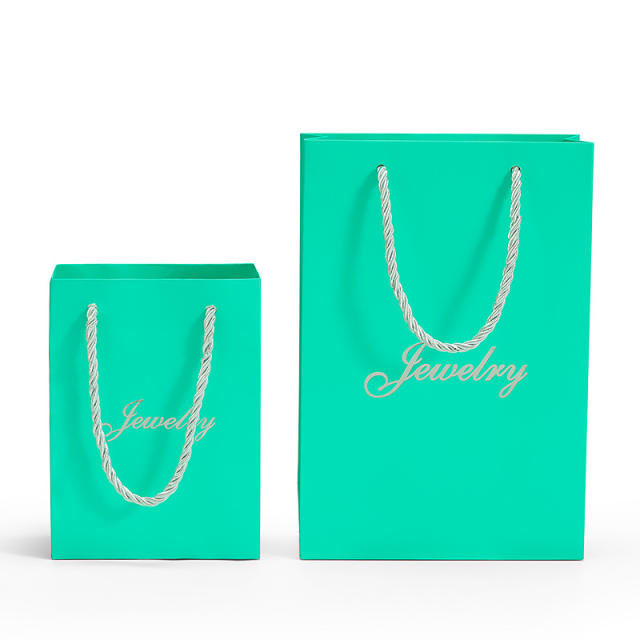 Jewelry letter print small size gift bag paper bag