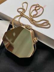Personality gold silver color acrylic mini bag neat purse