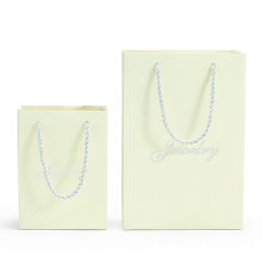 Jewelry letter print small size gift bag paper bag