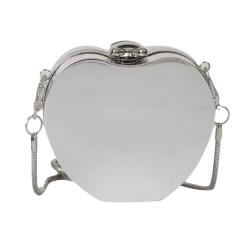Personality gold silver color acrylic mini bag neat purse