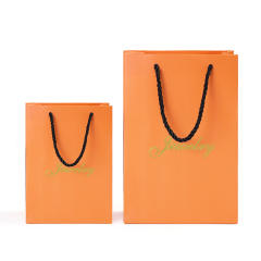 Jewelry letter print small size gift bag paper bag