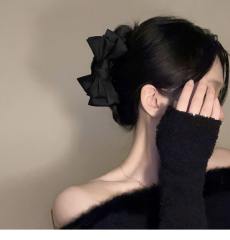 Elegant stereo bow large size hair claw clips 15cm